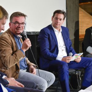 Diskussionsrunde im Stadttheater Ingolstadt zu den Tagen der Nachhaltigkeit