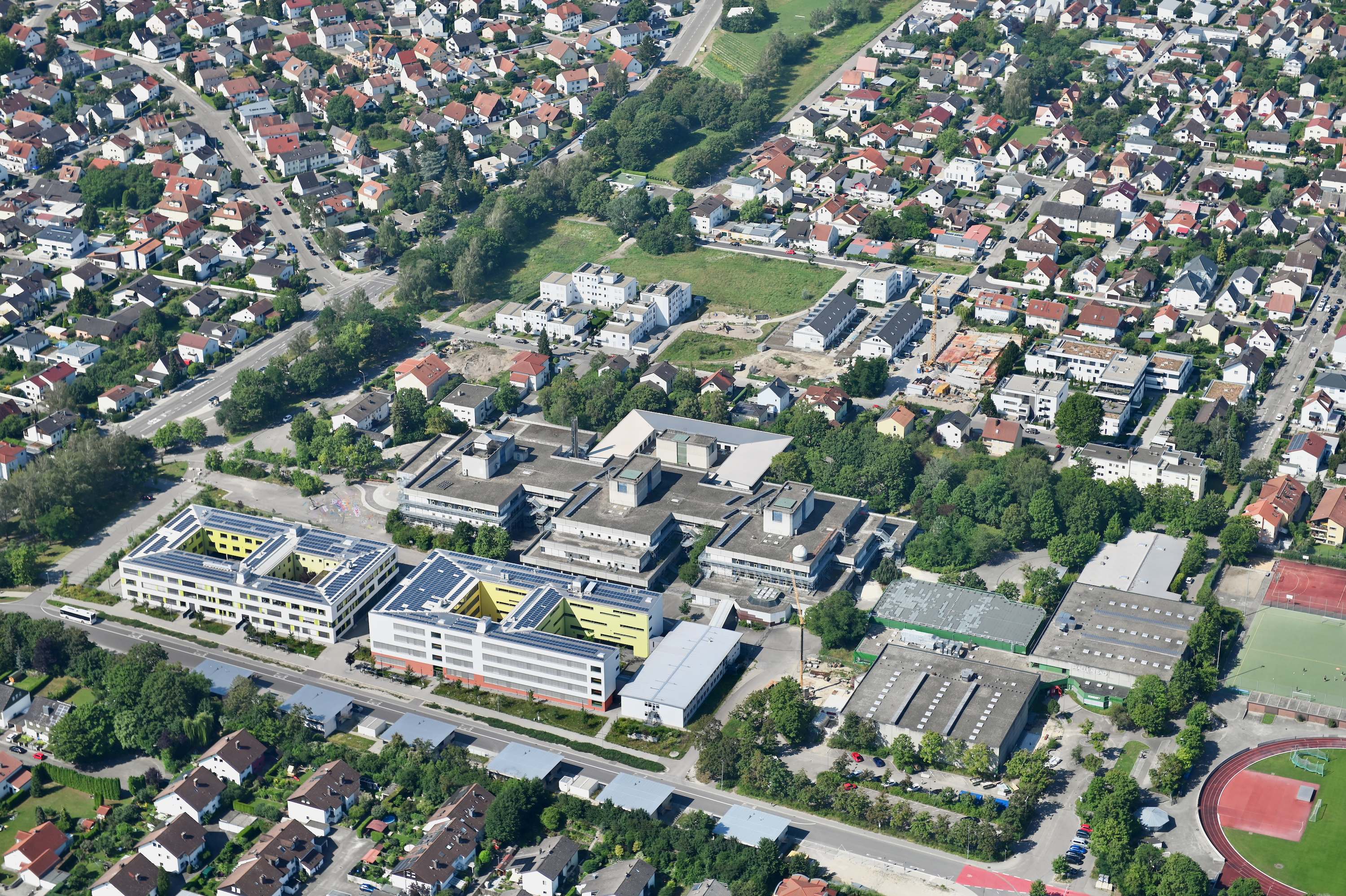 Luftbild Stadtbezirk Südwest