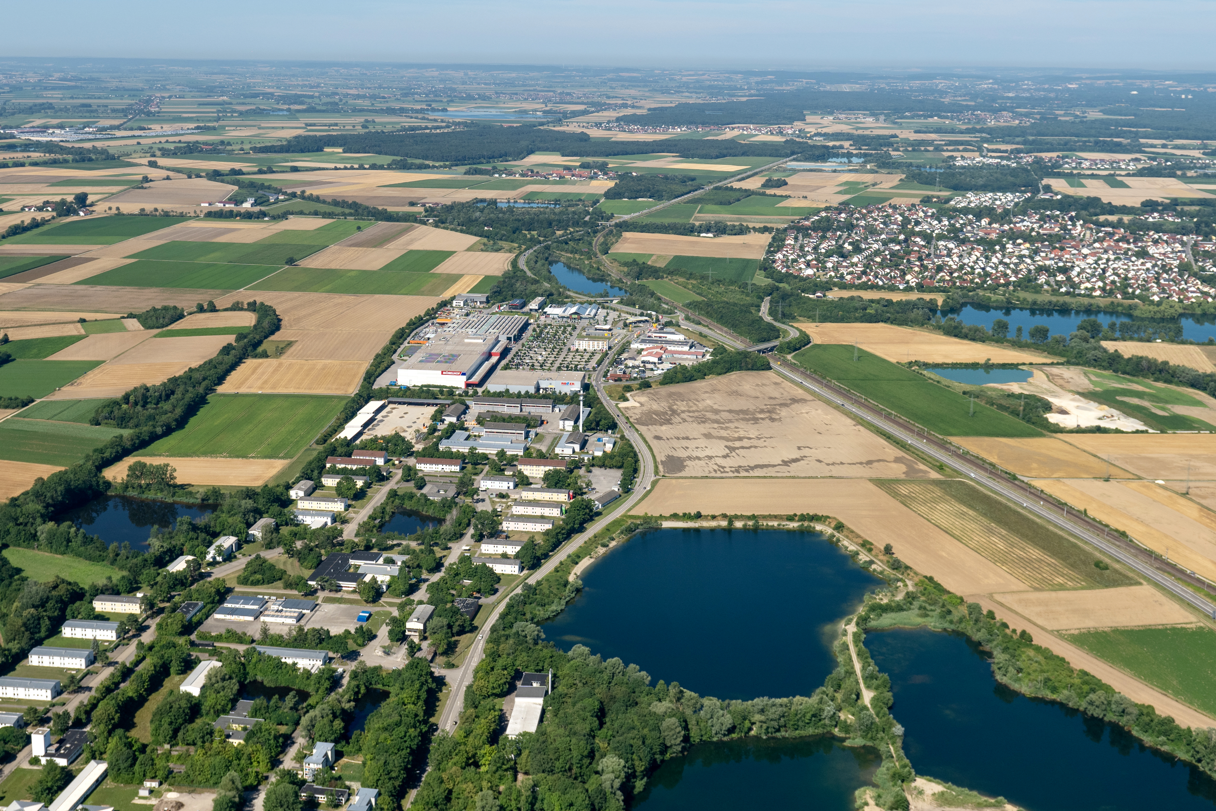 Luftbild Stadtbezirk Süd