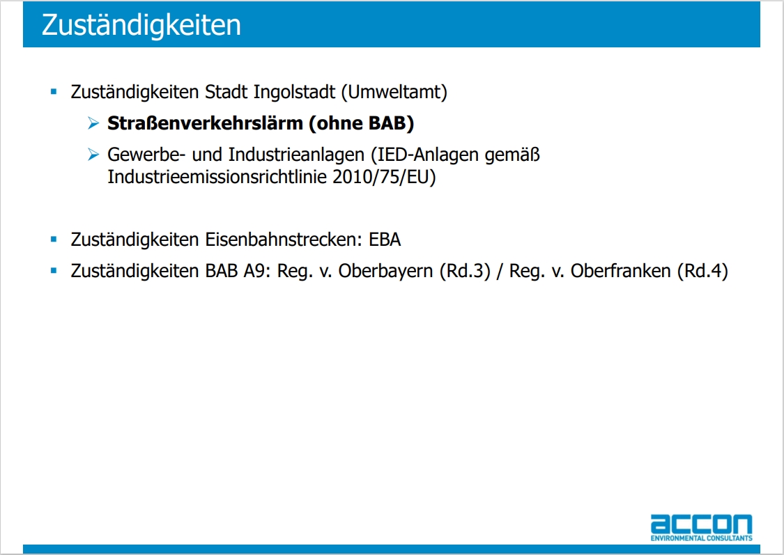 Lärmaktionsplan Folien