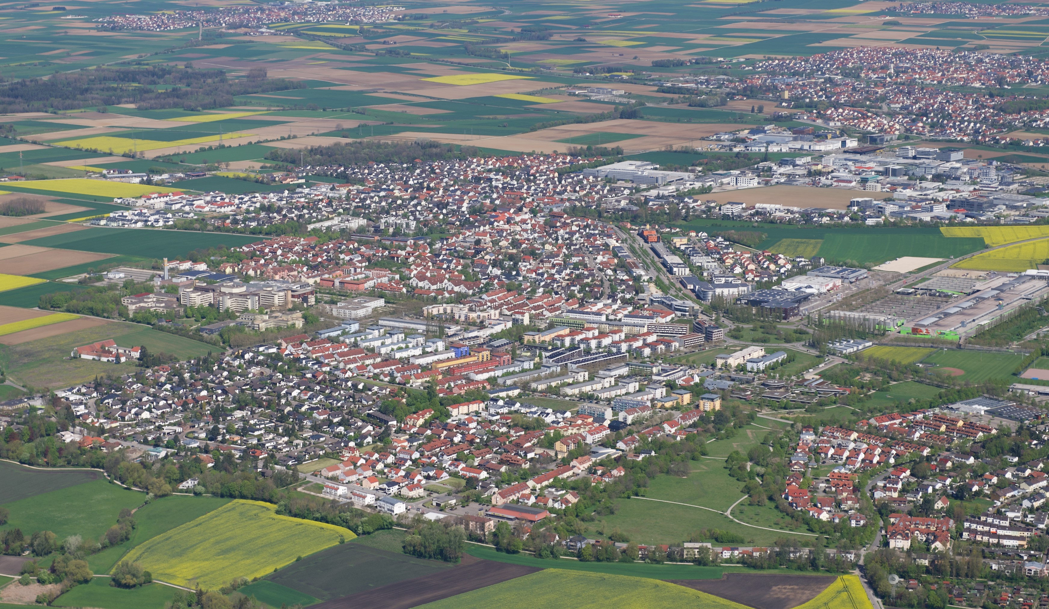 Luftbild Stadtbezirk Friedrichshofen