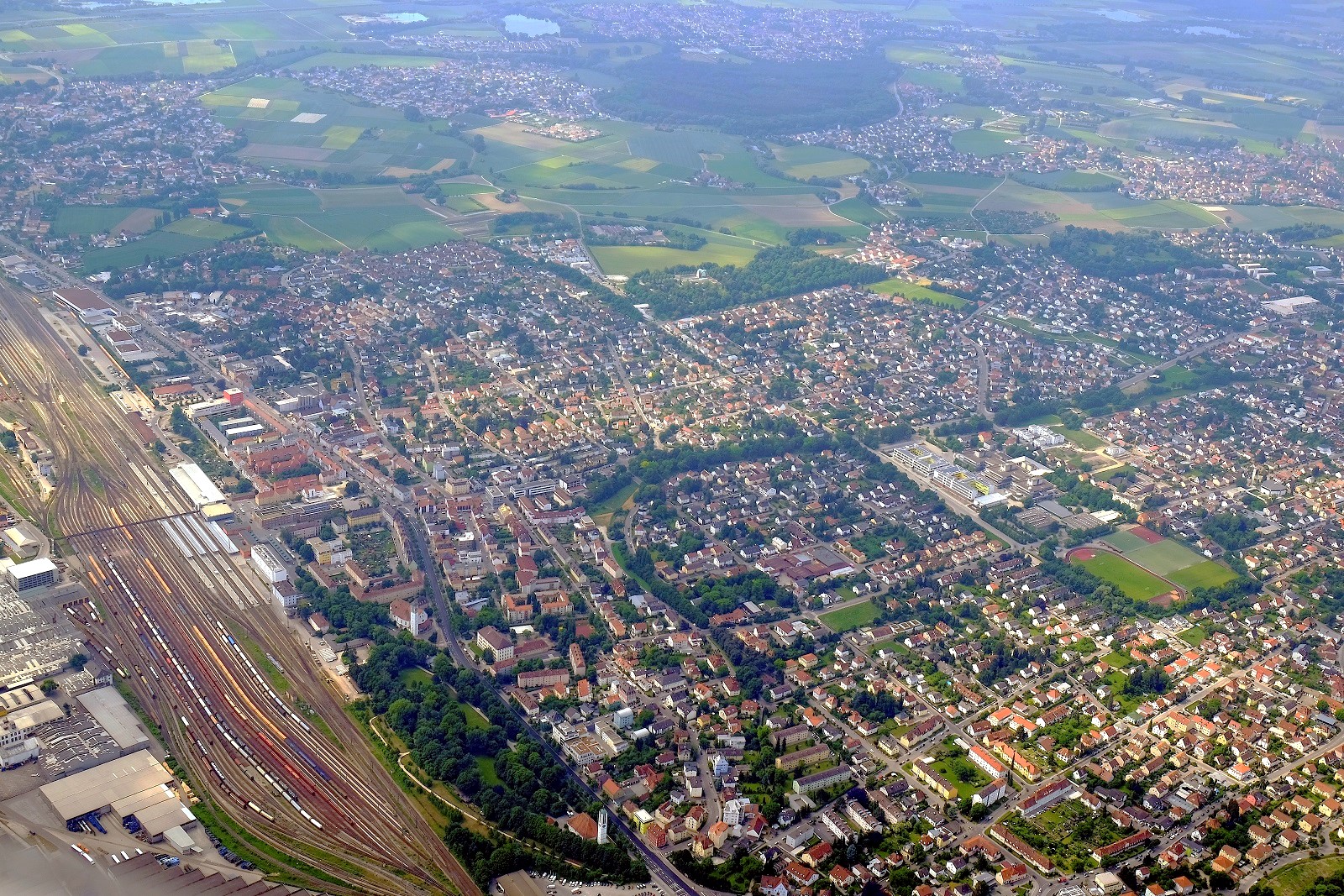 Luftbild Münchener Straße