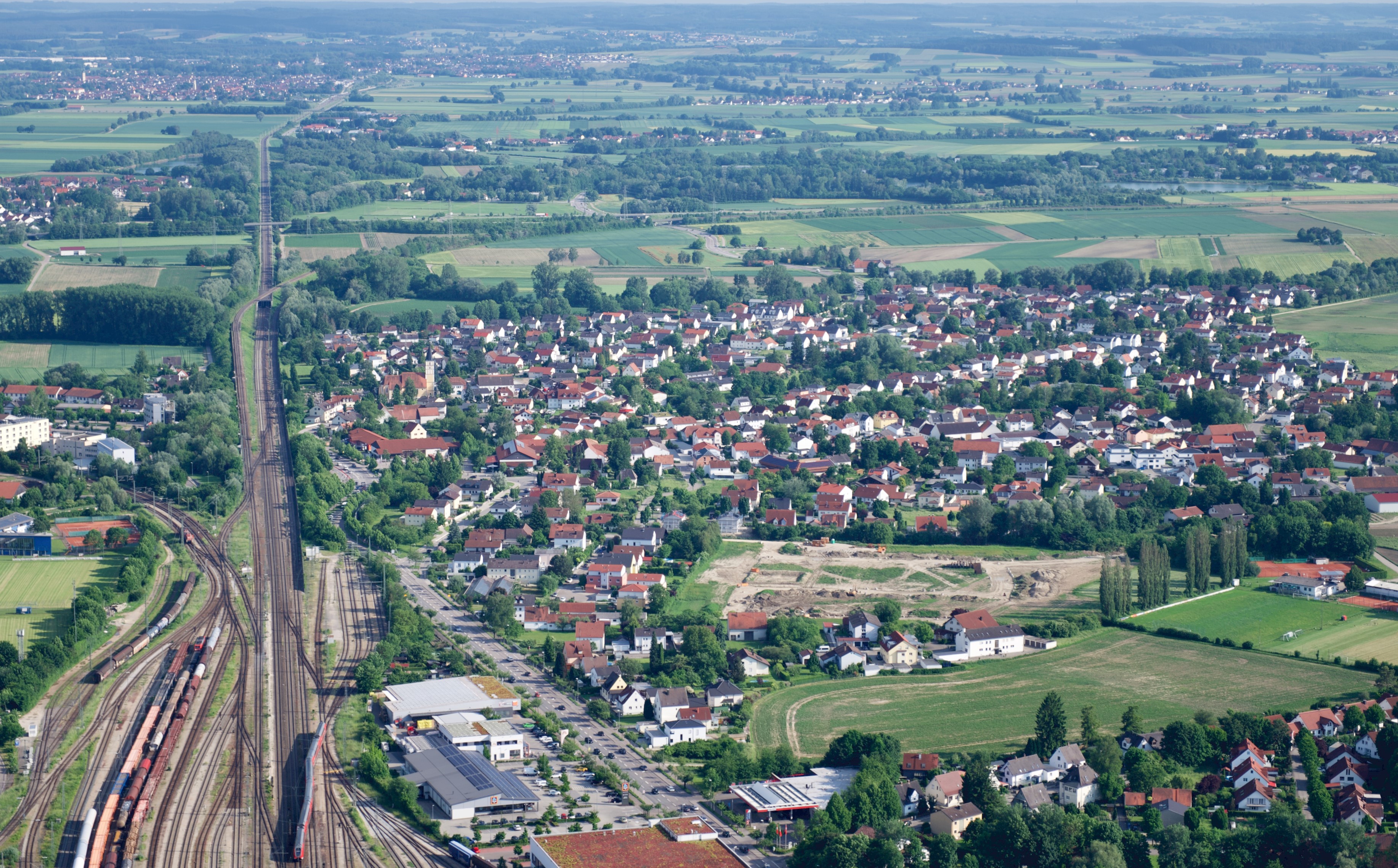 Luftbild Münchener Straße