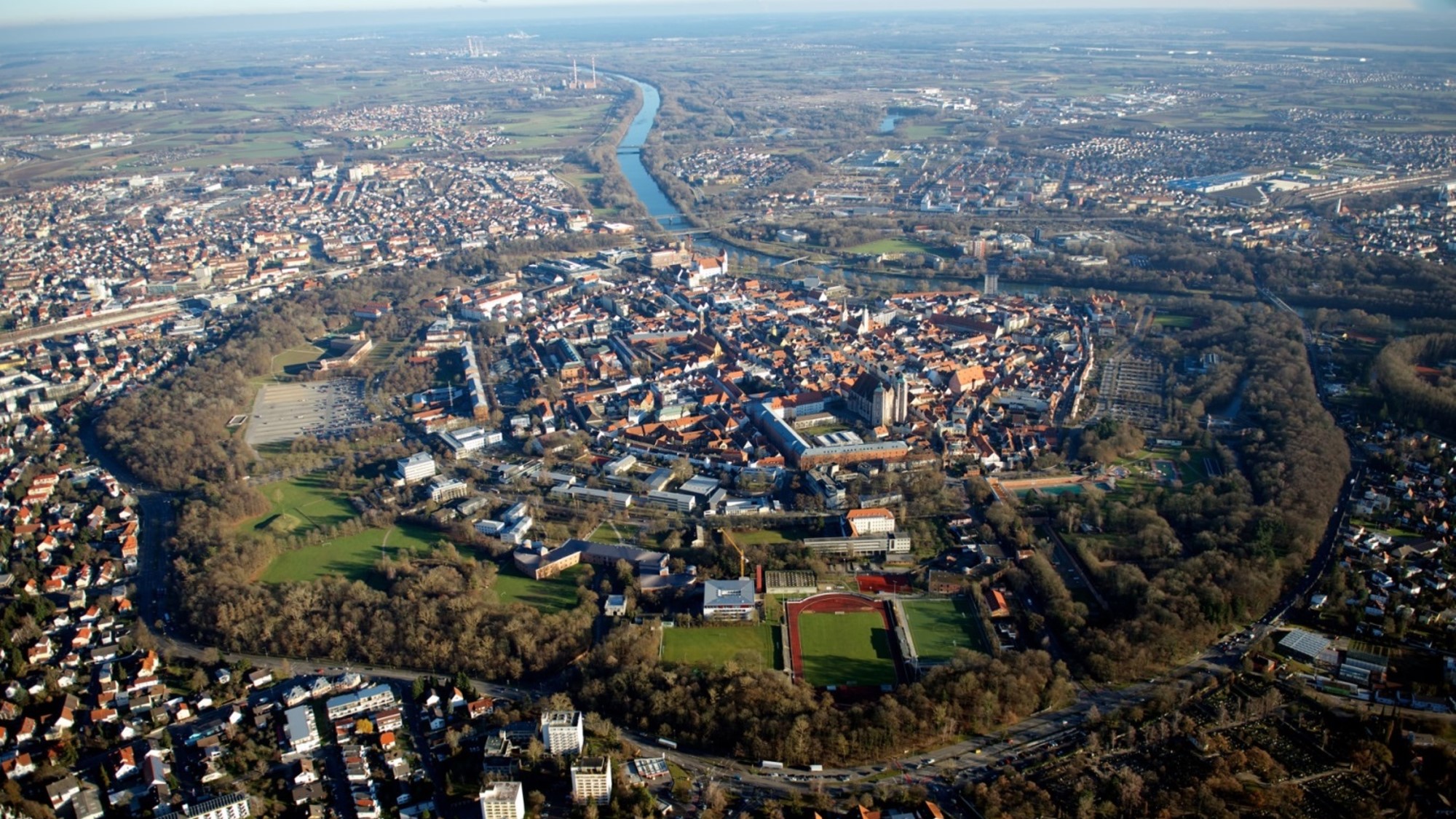 Luftbild Ingolstadt Altstadt