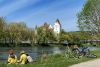 Picknick an der Donau